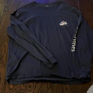 Vineyard Vines Navy Snail Graphic Sweatshirt